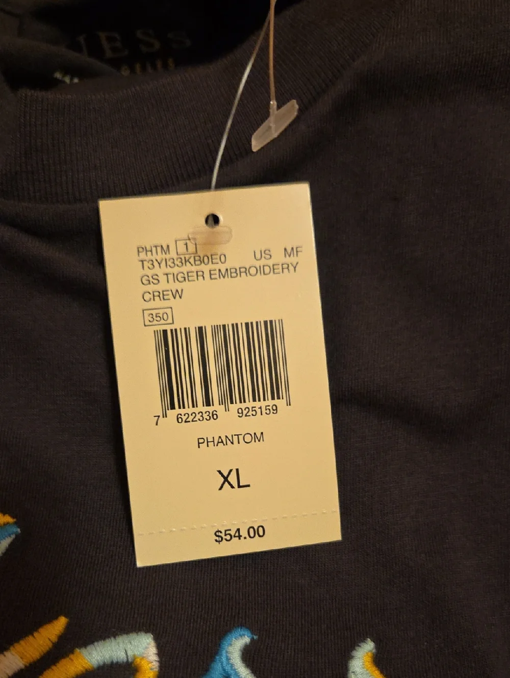 guess|embroidered tee|extra large - Picture 5 of 5